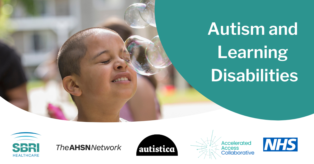 Young boy with bubble